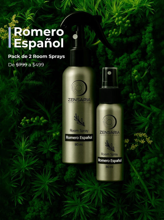 Ambientador en Spray Romero Español – Kit de 2 unidades