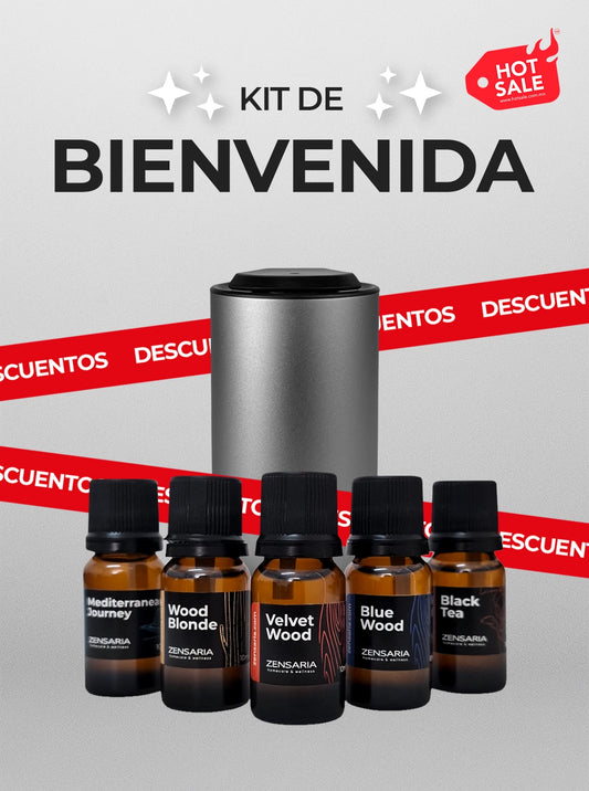 Kit de Bienvenida - Difusor de Aromas + Colección de Fragancias
